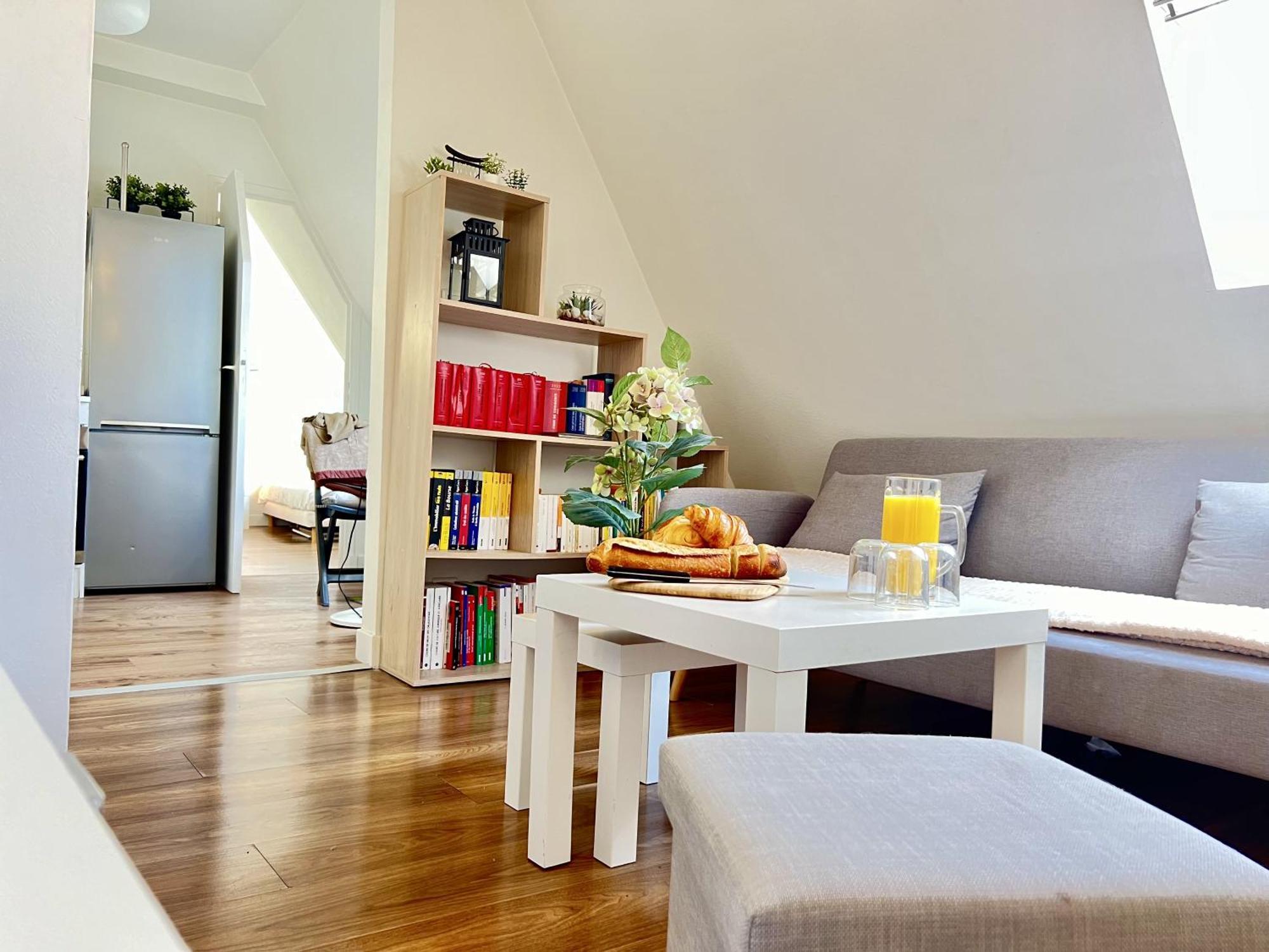 Apartment Charme Parisien - Sous Les Toits De A Opera *